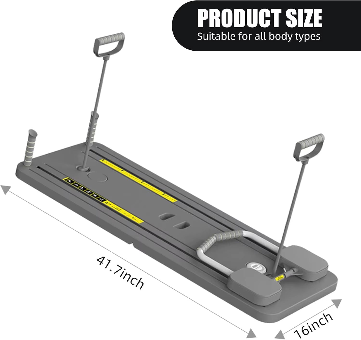 Multifunctional Fitness Board Exercise Machine Abdominal Board Workout Board Push-Ups Stands Pilates Home Gym Equipment