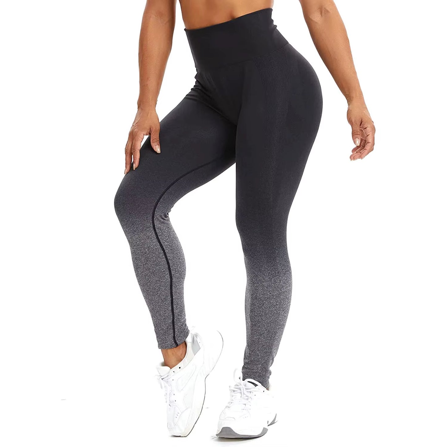 Women High Waisted Leggings New Yoga Pants Smile Contour Workout Gym Legging Tummy Control Ruched Fitness Tights