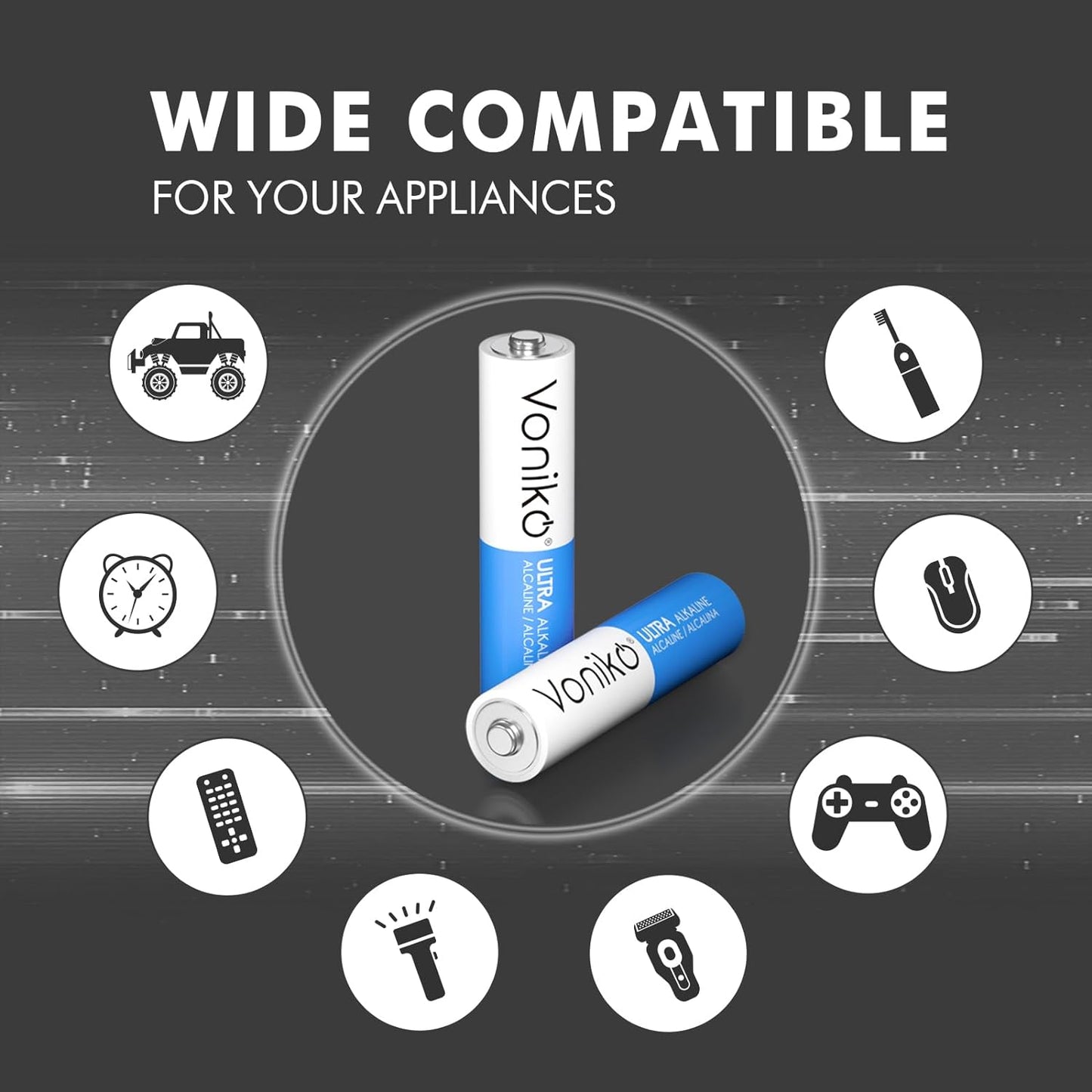 - Premium Grade AAA Batteries - 24 Pack - Alkaline Triple a Battery - Ultra Long-Lasting, Leakproof 1.5V Batteries - 10-Year Shelf Life