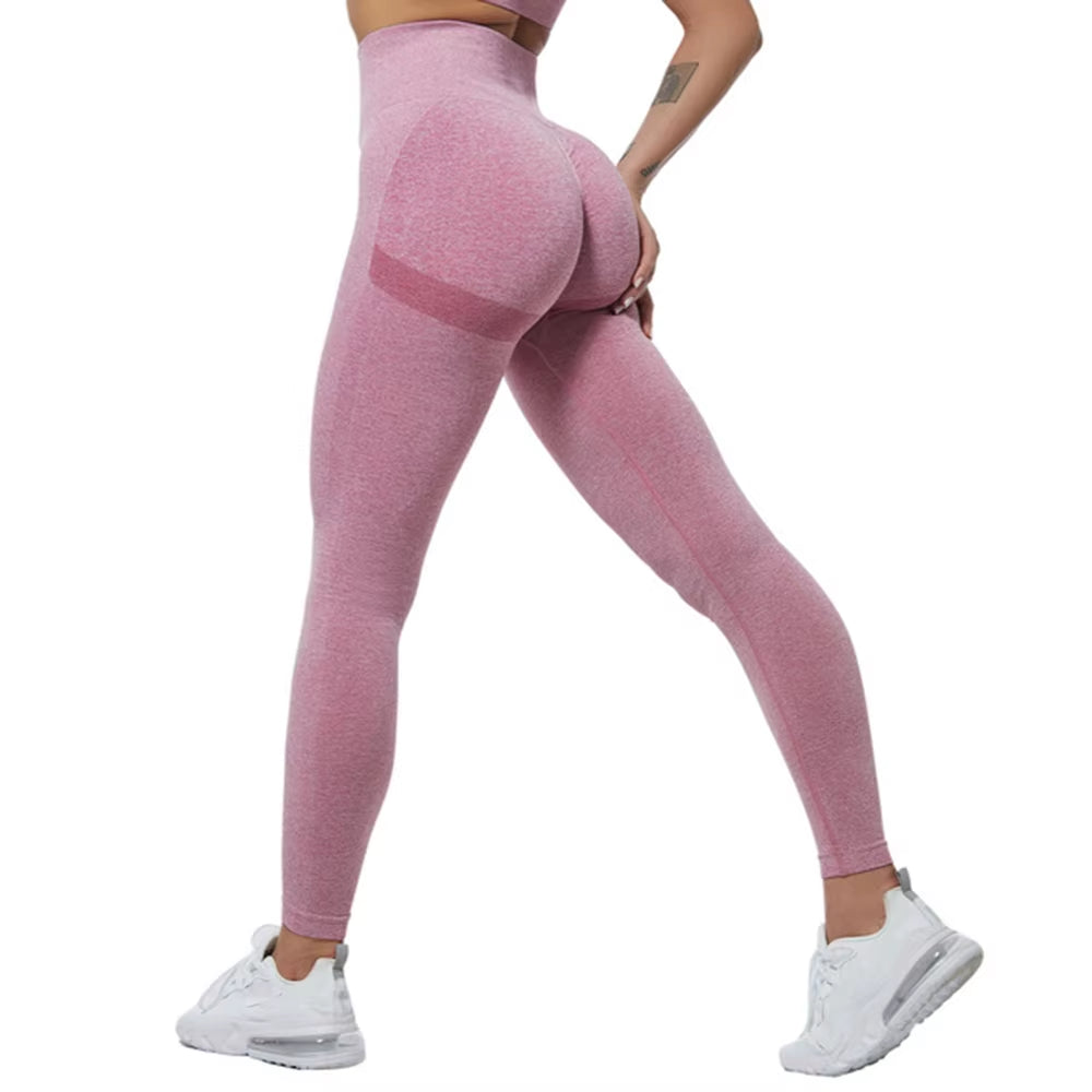 Women High Waisted Leggings New Yoga Pants Smile Contour Workout Gym Legging Tummy Control Ruched Fitness Tights