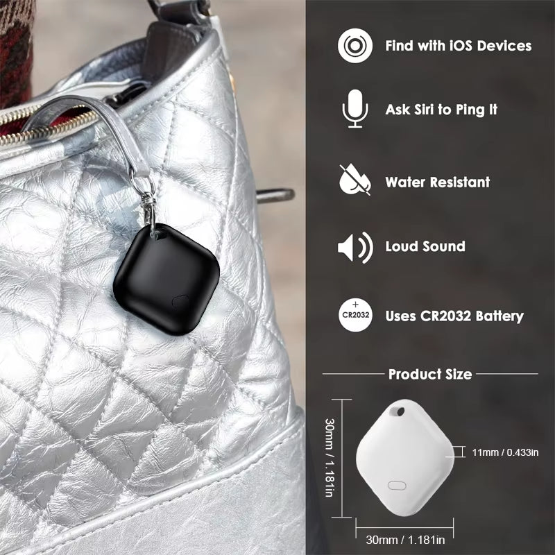 Smart Bluetooth GPS Tracker Work with Apple Find My APP Itag anti Lost Reminder Device MFI Rated Locator Car Key Pet Kids Finder