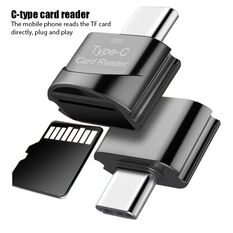 New USB 3.1 Type C to Micro-Sd TF Adapter Cardreader High Speed Card Reader Smart Memory Card Reader for Apple Samsung Laptop