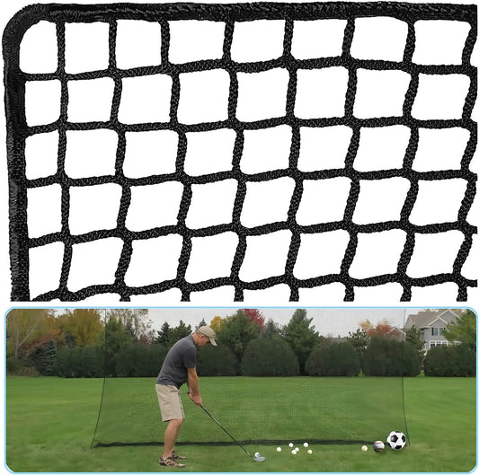 Golf Practice Net Golf Ball Hitting Netting,Heavy Duty Nylon Golf Sports Netting Barrier Nets 10X10Ft/10X15Ft/10X20Ft…