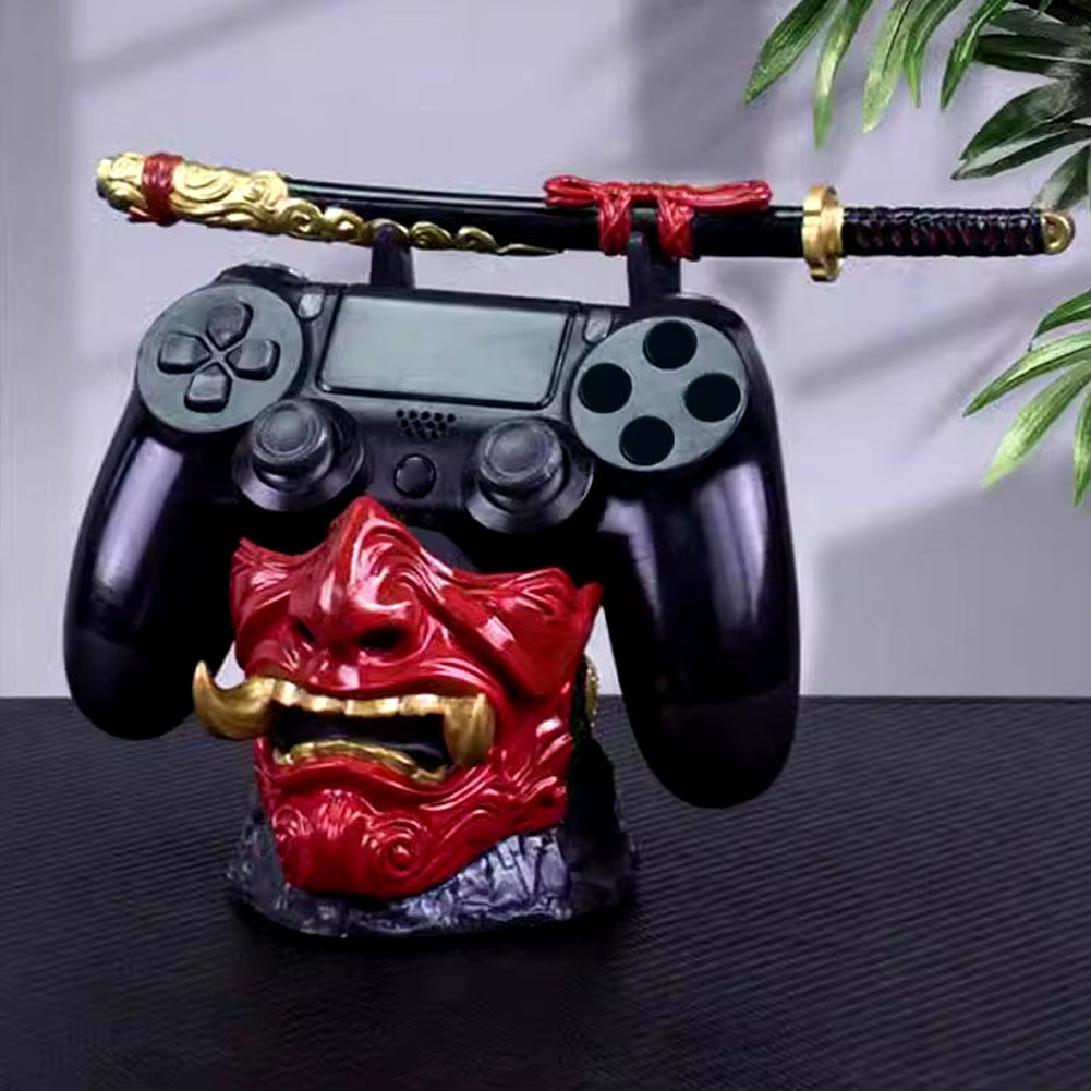 For Gaming Controller Holder One More Life Controller Holder Figure Headphone Stand for PS5/4 Gamepad Bracket