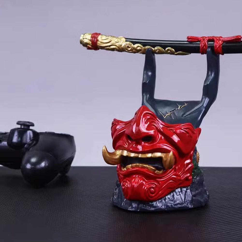 For Gaming Controller Holder One More Life Controller Holder Figure Headphone Stand for PS5/4 Gamepad Bracket