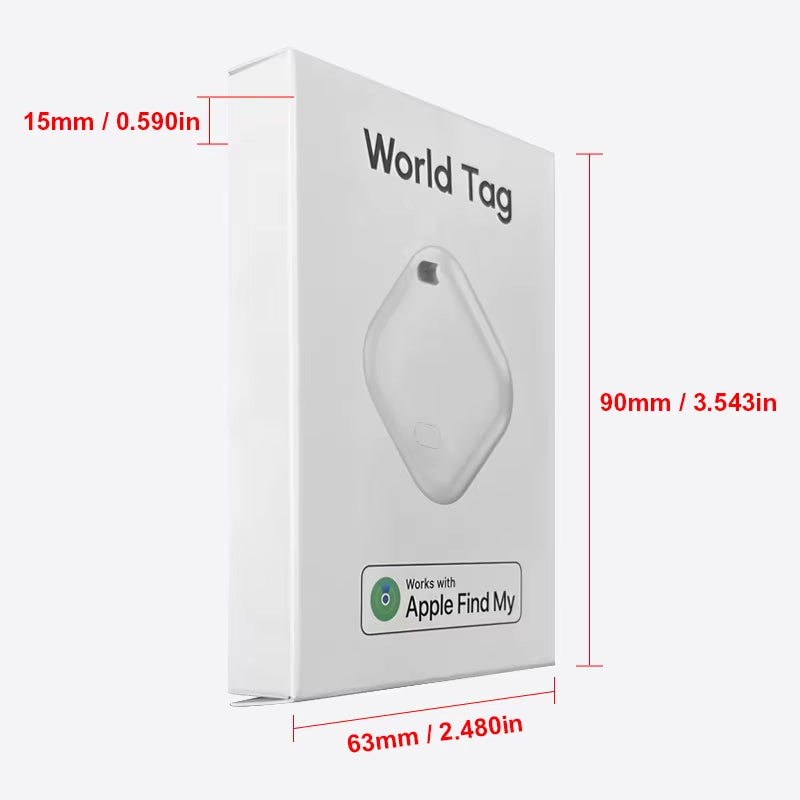 Smart Bluetooth GPS Tracker Work with Apple Find My APP Itag anti Lost Reminder Device MFI Rated Locator Car Key Pet Kids Finder